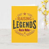 Raising Legends – Warrior Mother Design カード (黄色い花)