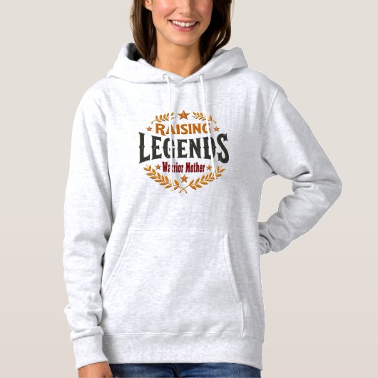 Raising Legends – Warrior Mother Design パーカ (正面)