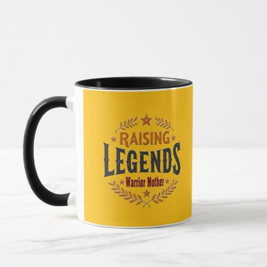 Raising Legends – Warrior Mother Design マグカップ (左)