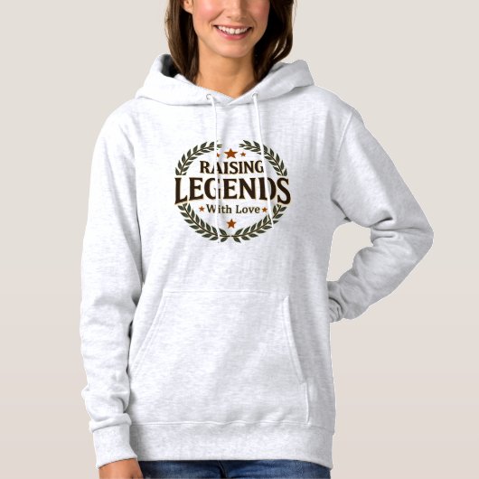 Raising Legends with Love – Vintage Badge パーカ (正面)