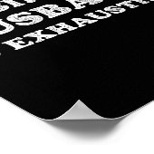 Raising My Husband Is Exhausting Funny Wife Valent ポスター (角)