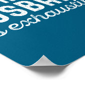 Raising My Husband Is Exhausting Funny Wife Valent ポスター (角)