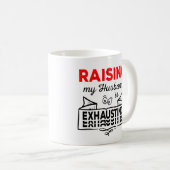 Raising my Husband is exhausting lustiges zitat コーヒーマグカップ (正面右)