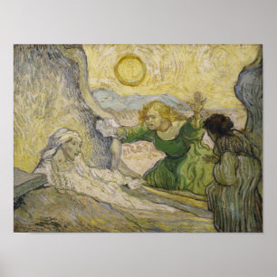 Raising of Lazarus (after Rembrandt) Van Gogh Fine ポスター