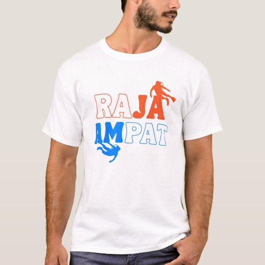 Raja Ampat（インドネシア） Tシャツ (正面)