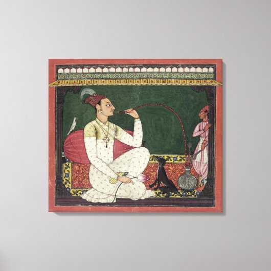 Raja Medini Pal、Takarの逆に刻まれる キャンバスプリント (正面)