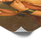 Raja Ravi Varmaによって果物を持っている女性 ポスター (角)