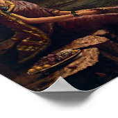 Raja Ravi Varma - Radha In The Moonlight ポスター (角)