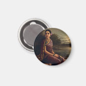 Raja Ravi Varma - Radha In The Moonlight マグネット (正面/裏面)