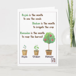 Rajab - Holy Month Blessings カード