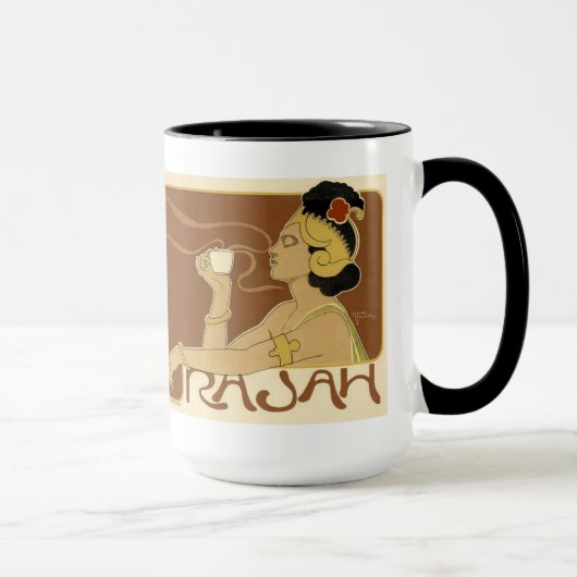 Rajahのヴィンテージのコーヒー広告 マグカップ (右)