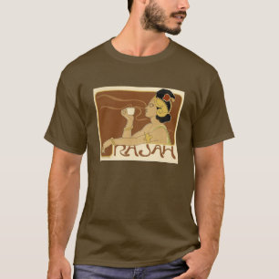 Rajahのヴィンテージのコーヒー広告-ワイシャツ Tシャツ