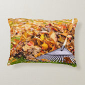 Rakeを使用した紅葉 アクセントクッション (裏面)