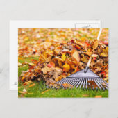 Rakeを使用した紅葉 ポストカード (正面/裏面)