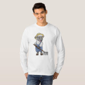 Rake & Hatとの農家としての羊 Tシャツ (正面フル)