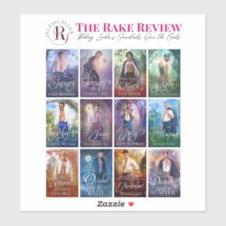 Rake Review 8" x 8"のステッカーシート シール