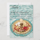 Rakhi flat greeting card シーズンカード (裏面)