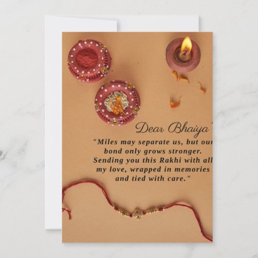 RakhshaBandhan Card (裏面)