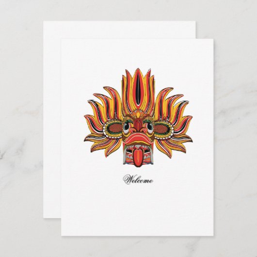 Raksha 出欠カード (正面/裏面)