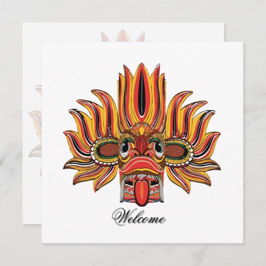 Raksha 招待状 (正面/裏面)