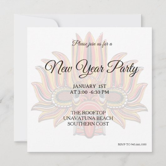 Raksha 招待状 (裏面)