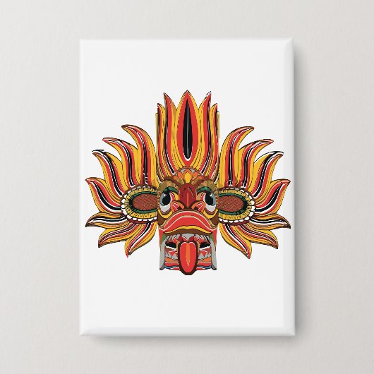 Raksha 缶バッジ (正面)