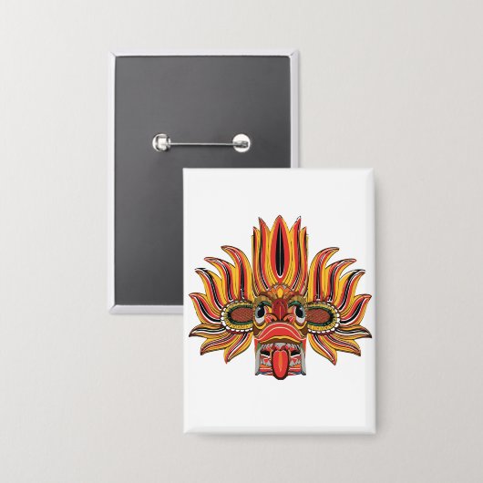 Raksha 缶バッジ (正面/裏面)