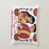 Raksha Bandhan Accent Pillow アクセントクッション (裏面(縦))