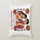 Raksha Bandhan Accent Pillow アクセントクッション (正面(垂直))