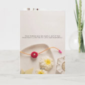 Raksha Bandhan Card サンキューカード (裏面)