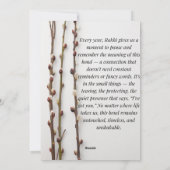 Raksha Bandhan card シーズンカード (裏面)