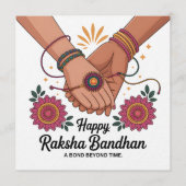 raksha bandhan Invitation 招待状 (正面)