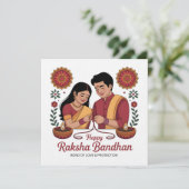 raksha bandhan Invitation 招待状 (スタンド正面)