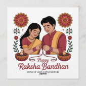 raksha bandhan Invitation 招待状 (裏面)