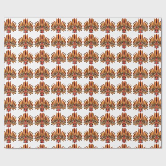 Raksha Mask ラッピングペーパー (フラット)