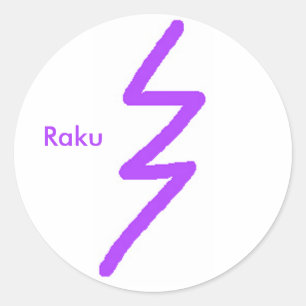 Rakuのステッカー ラウンドシール