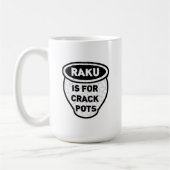 Rakuは一流のポットの陶工のためです コーヒーマグカップ (左)