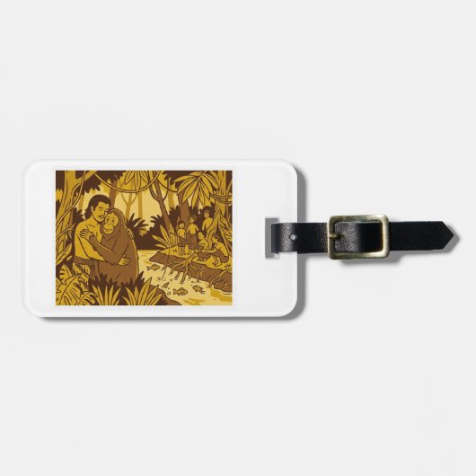 Rakup Beliang ラゲッジタグ (正面横)