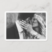 Raleighの結婚ミニマリストスケッチRSVP エンクロージャーカード (裏面)