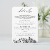 Raleighの結婚垂直詳細 エンクロージャーカード (スタンド正面)