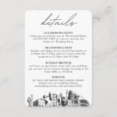 Raleighの結婚垂直詳細 エンクロージャーカード (正面)