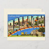 Raleigh カラフル NCグリーティングポストカード ポストカード (正面/裏面)