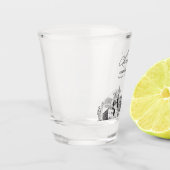 Raleigh 結婚記念品 パーソナライズド チェアーズ ショットグラス (左)