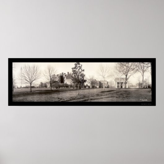 Raleigh, NCカレッジ写真1909 ポスター (正面)