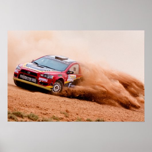 Rally China, Mitsubishi Evo ポスター (正面)