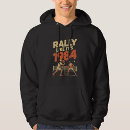 Rally Like It's 1984 Distressed 80s Action パーカ