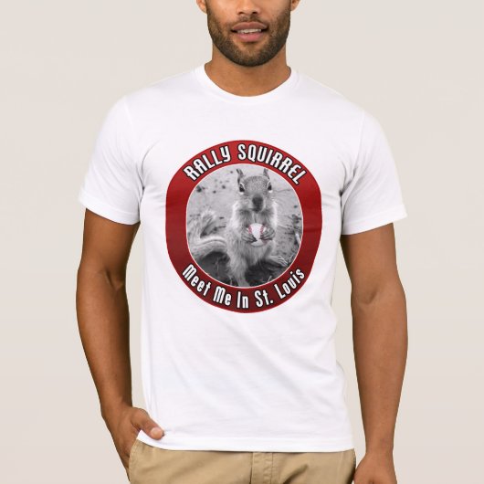 Rally Squirrel – ルイスで私に会う Tシャツ (正面)