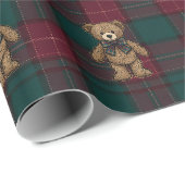 Ralph Lauren Inspired Tartan Plaid Wrapping Paper ラッピングペーパー (ロールコーナー)