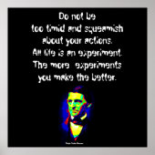 Ralph Waldo Emerson - Words of Wisdom ポスター (正面)