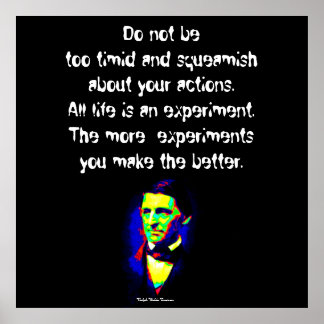 Ralph Waldo Emerson - Words of Wisdom ポスター